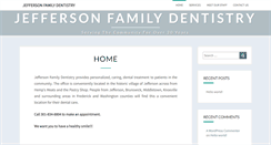 Desktop Screenshot of jeffersonfamilydentistry.com