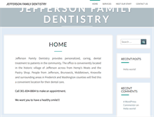 Tablet Screenshot of jeffersonfamilydentistry.com